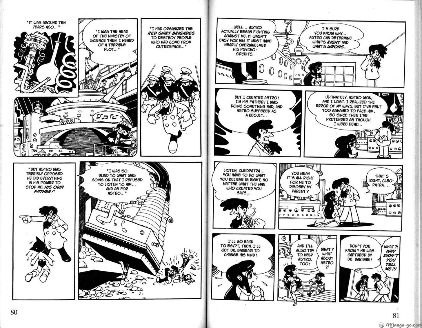 Astro Boy Chapter 19 page 42 - Chapter 19 : The Secret of the Egyptian Conspirators