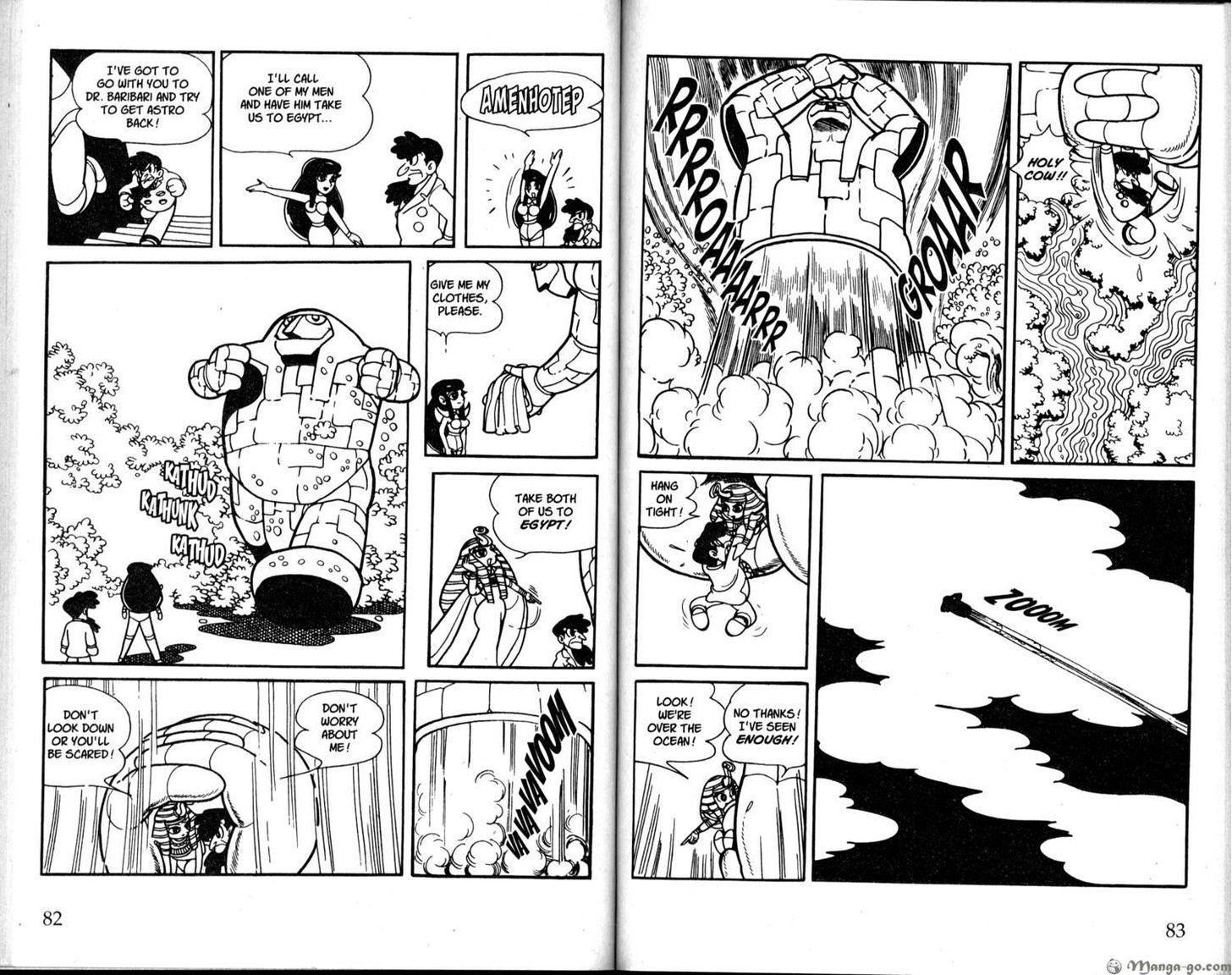 Astro Boy Chapter 19 page 43 - Chapter 19 : The Secret of the Egyptian Conspirators