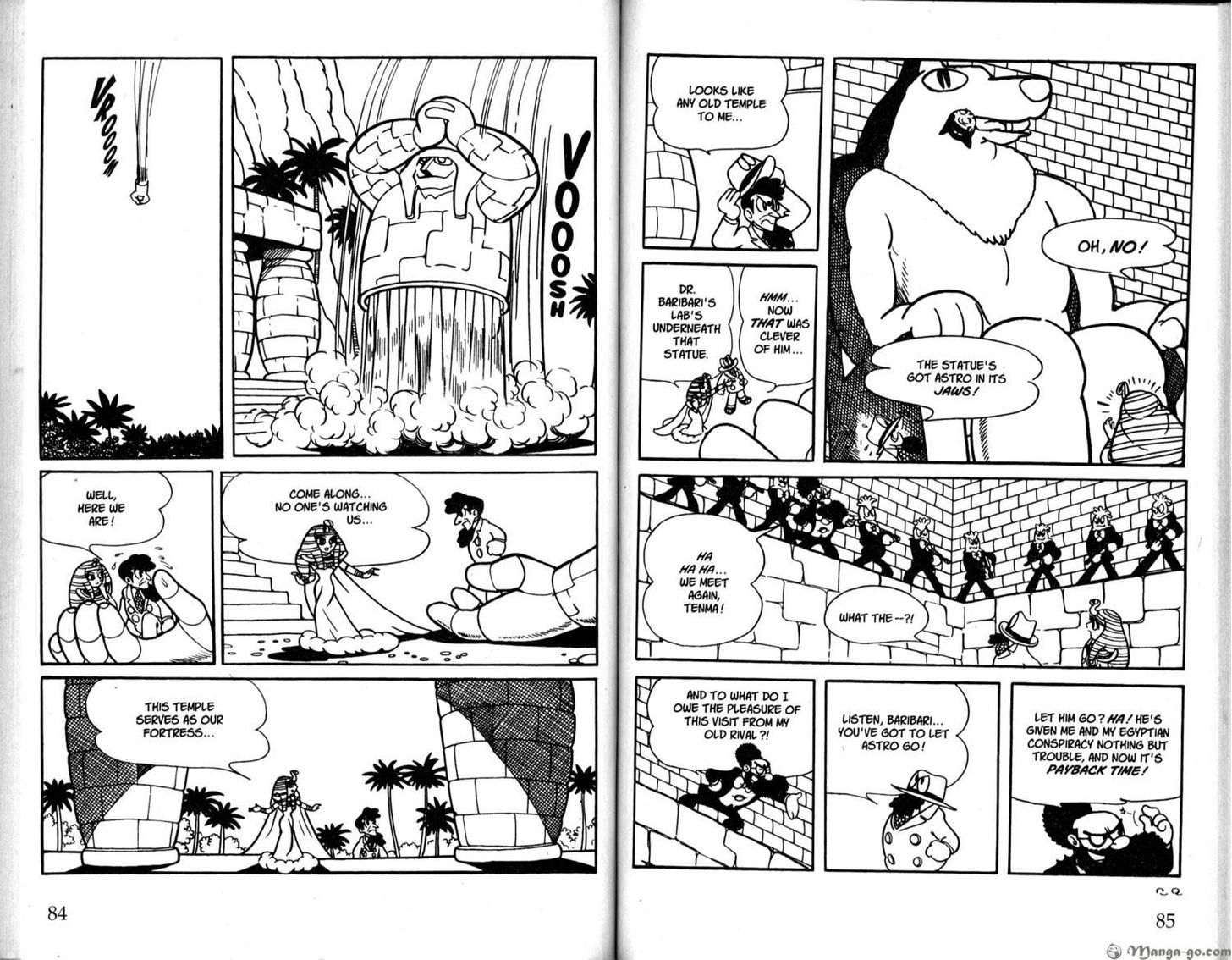 Astro Boy Chapter 19 page 44 - Chapter 19 : The Secret of the Egyptian Conspirators
