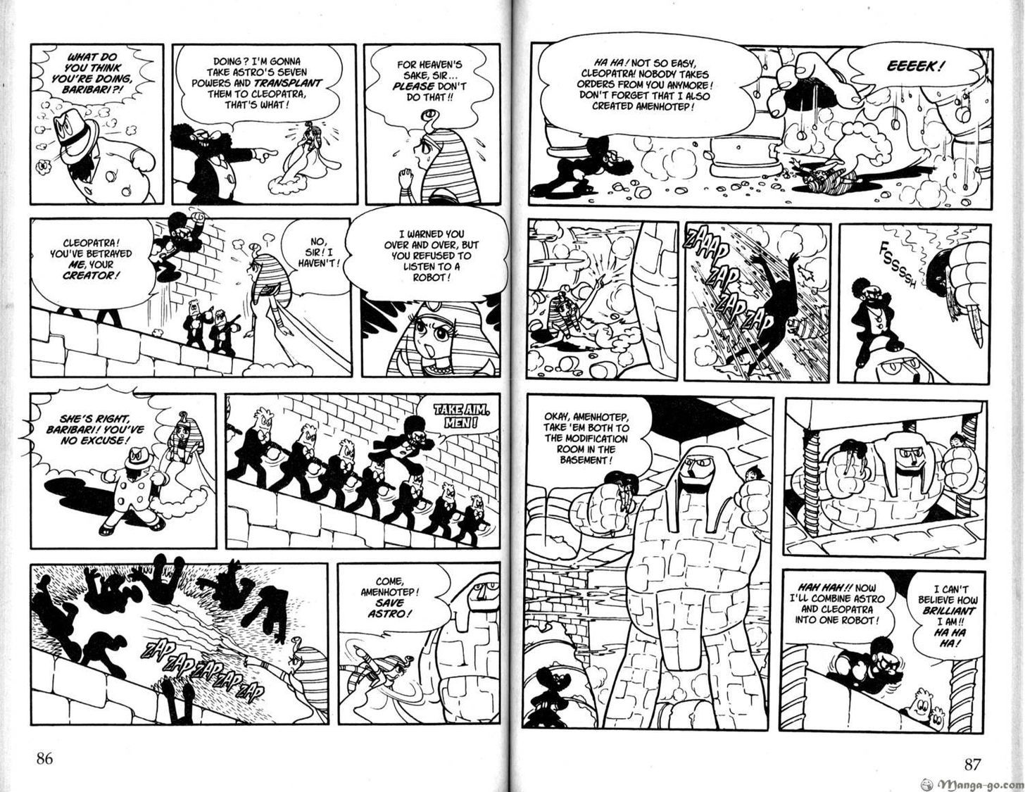 Astro Boy Chapter 19 page 45 - Chapter 19 : The Secret of the Egyptian Conspirators