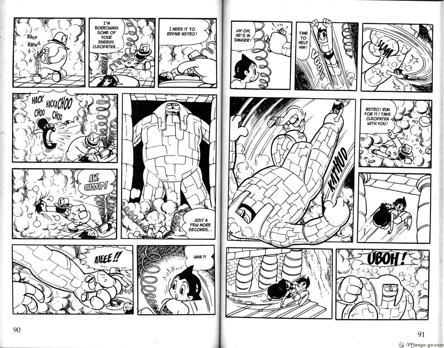 Astro Boy Chapter 19 page 47 - Chapter 19 : The Secret of the Egyptian Conspirators
