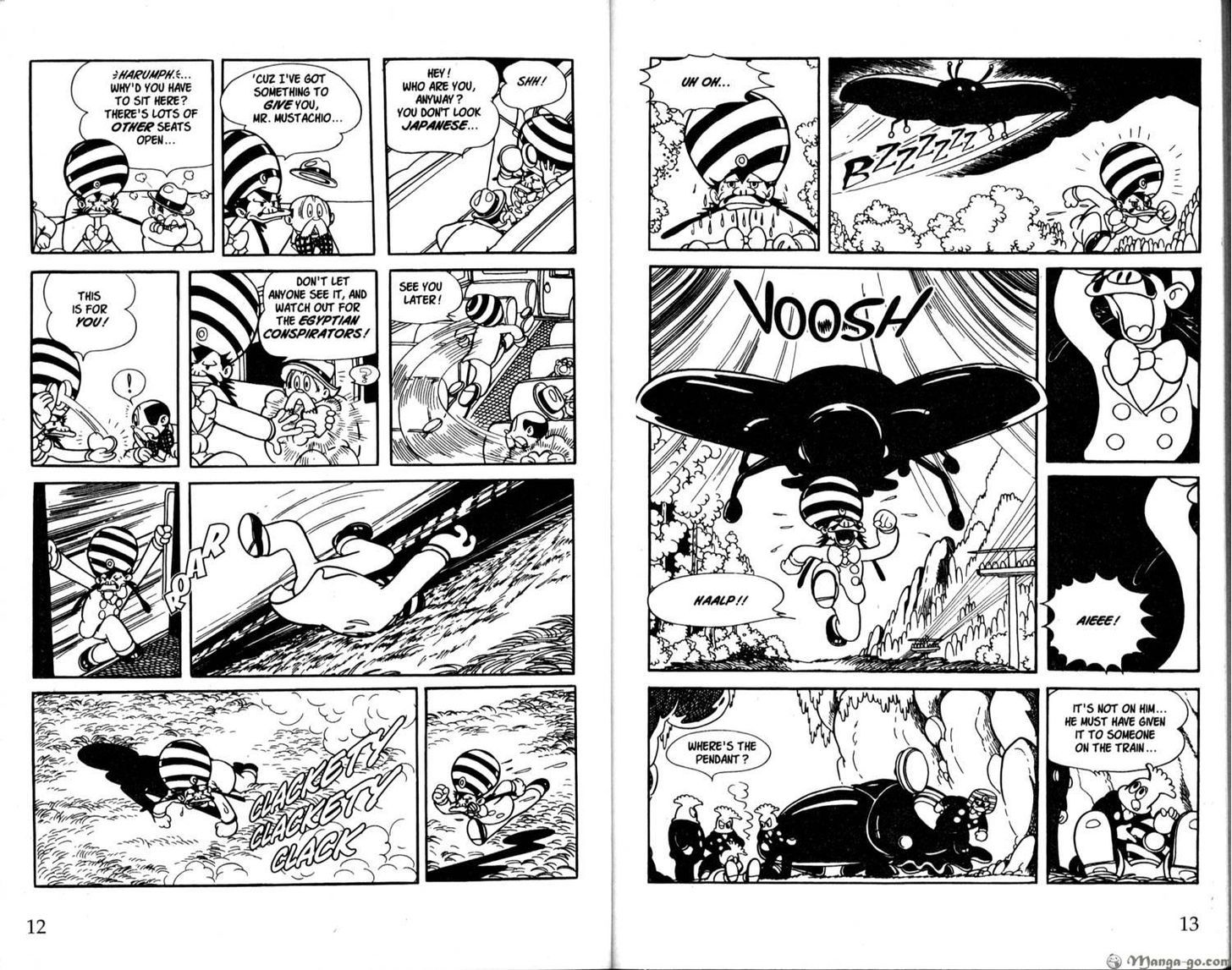 Astro Boy Chapter 19 page 8 - Chapter 19 : The Secret of the Egyptian Conspirators