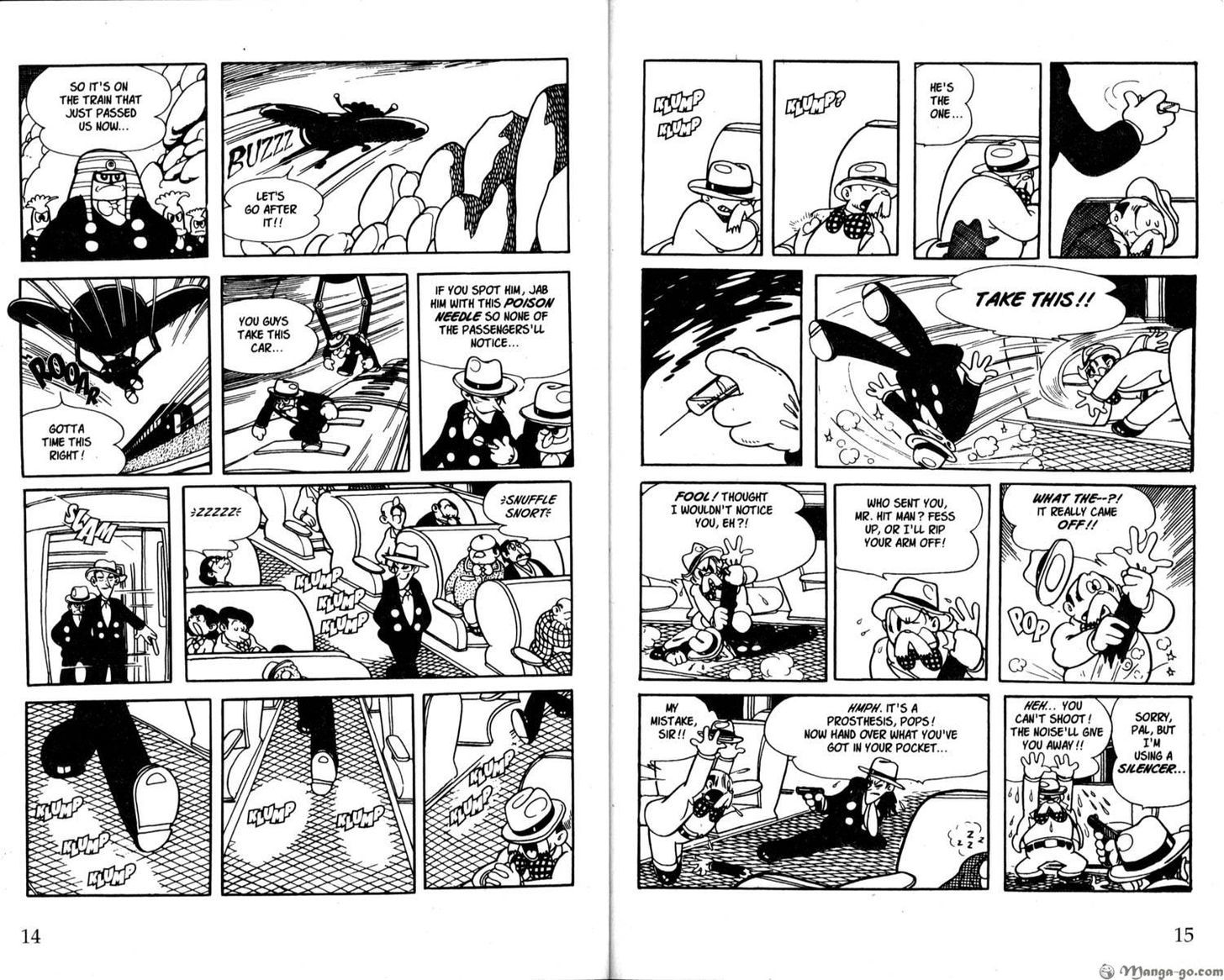 Astro Boy Chapter 19 page 9 - Chapter 19 : The Secret of the Egyptian Conspirators