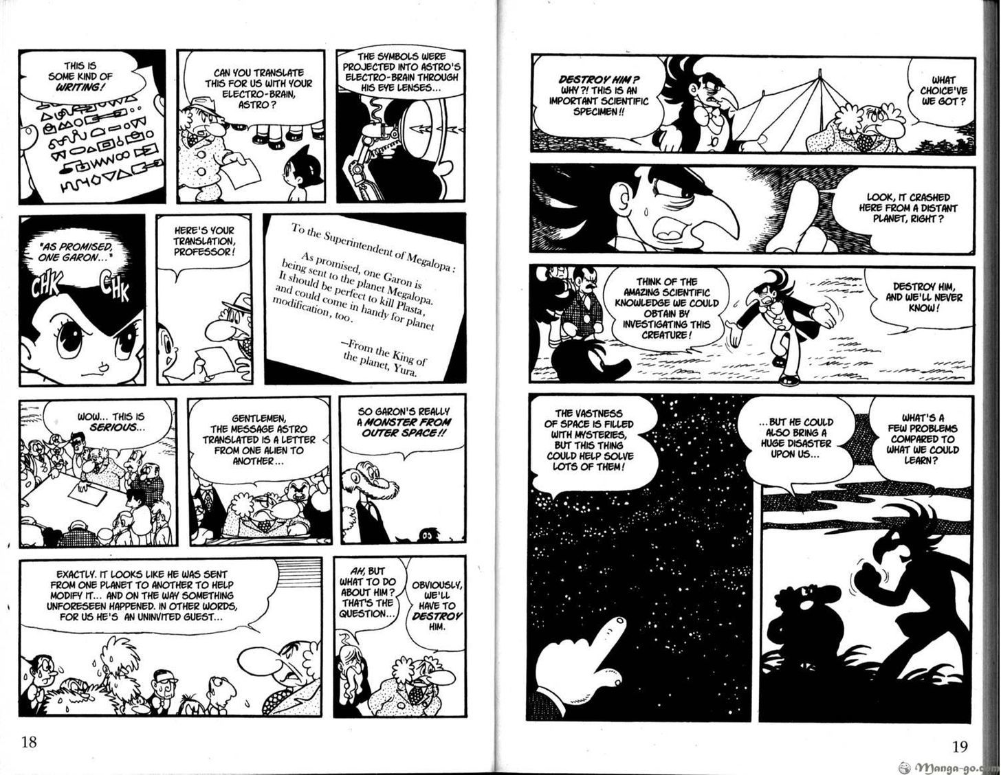 Astro Boy Chapter 22 page 11 - Chapter 22 : Astro vs Garon
