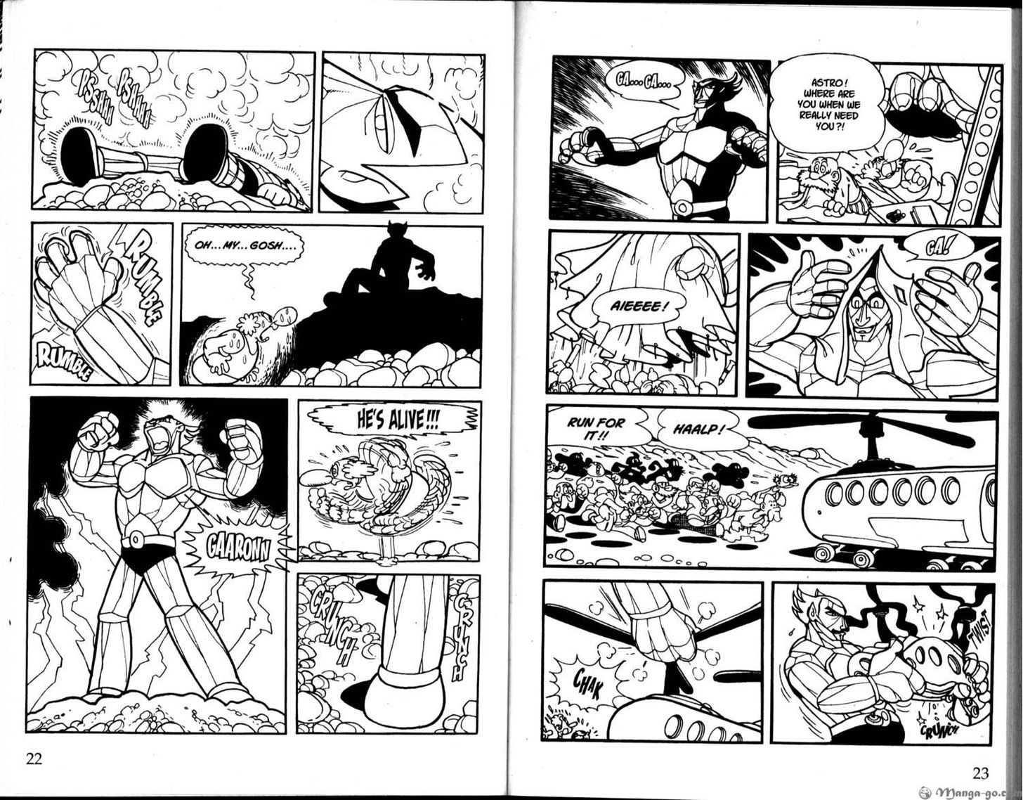 Astro Boy Chapter 22 page 13 - Chapter 22 : Astro vs Garon