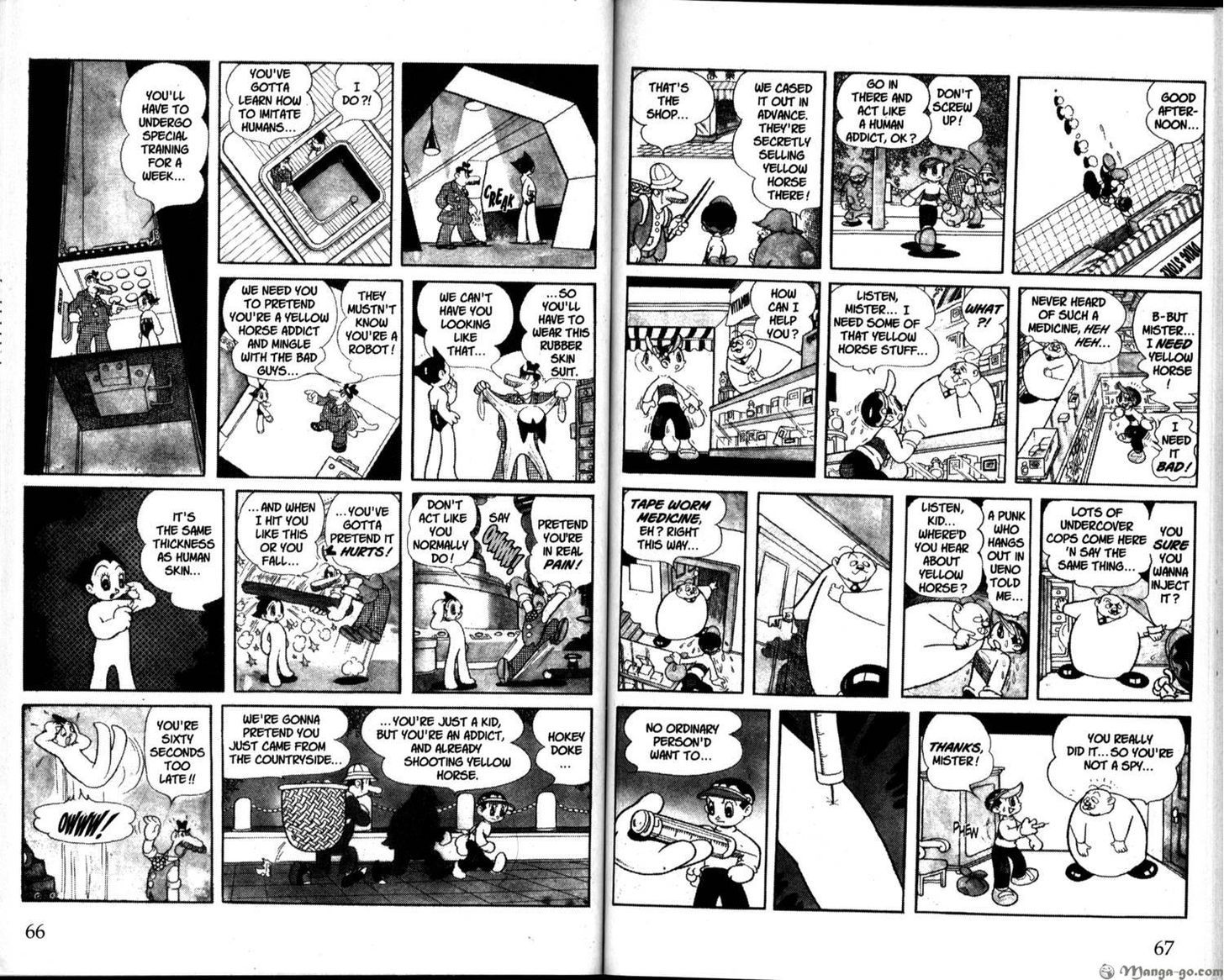Astro Boy Chapter 23 page 4 - Chapter 23 : Yellow Horse