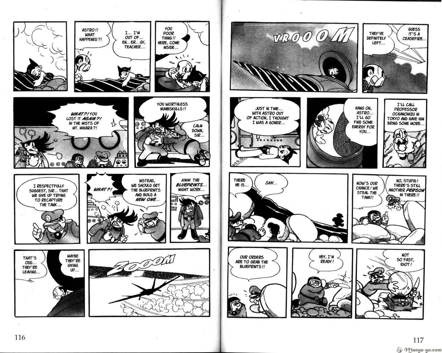 Astro Boy Chapter 27 page 11 - Chapter 27 : Subterranean Tank