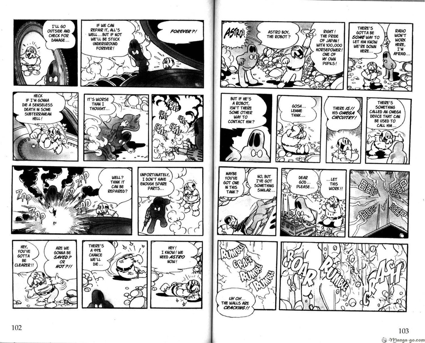 Astro Boy Chapter 27 page 4 - Chapter 27 : Subterranean Tank