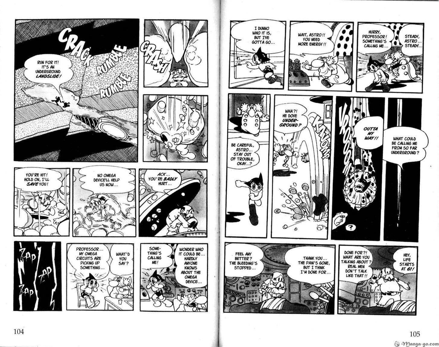 Astro Boy Chapter 27 page 5 - Chapter 27 : Subterranean Tank