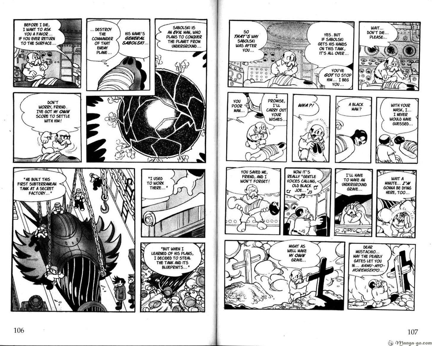 Astro Boy Chapter 27 page 6 - Chapter 27 : Subterranean Tank
