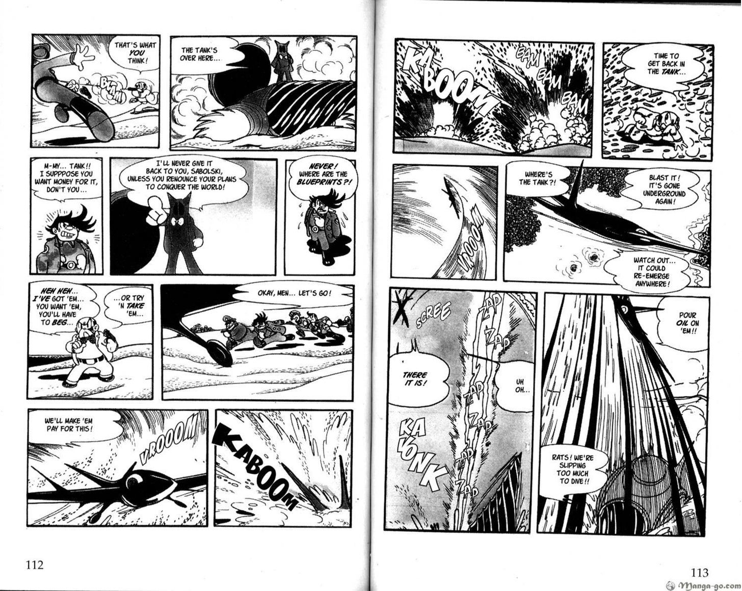 Astro Boy Chapter 27 page 9 - Chapter 27 : Subterranean Tank