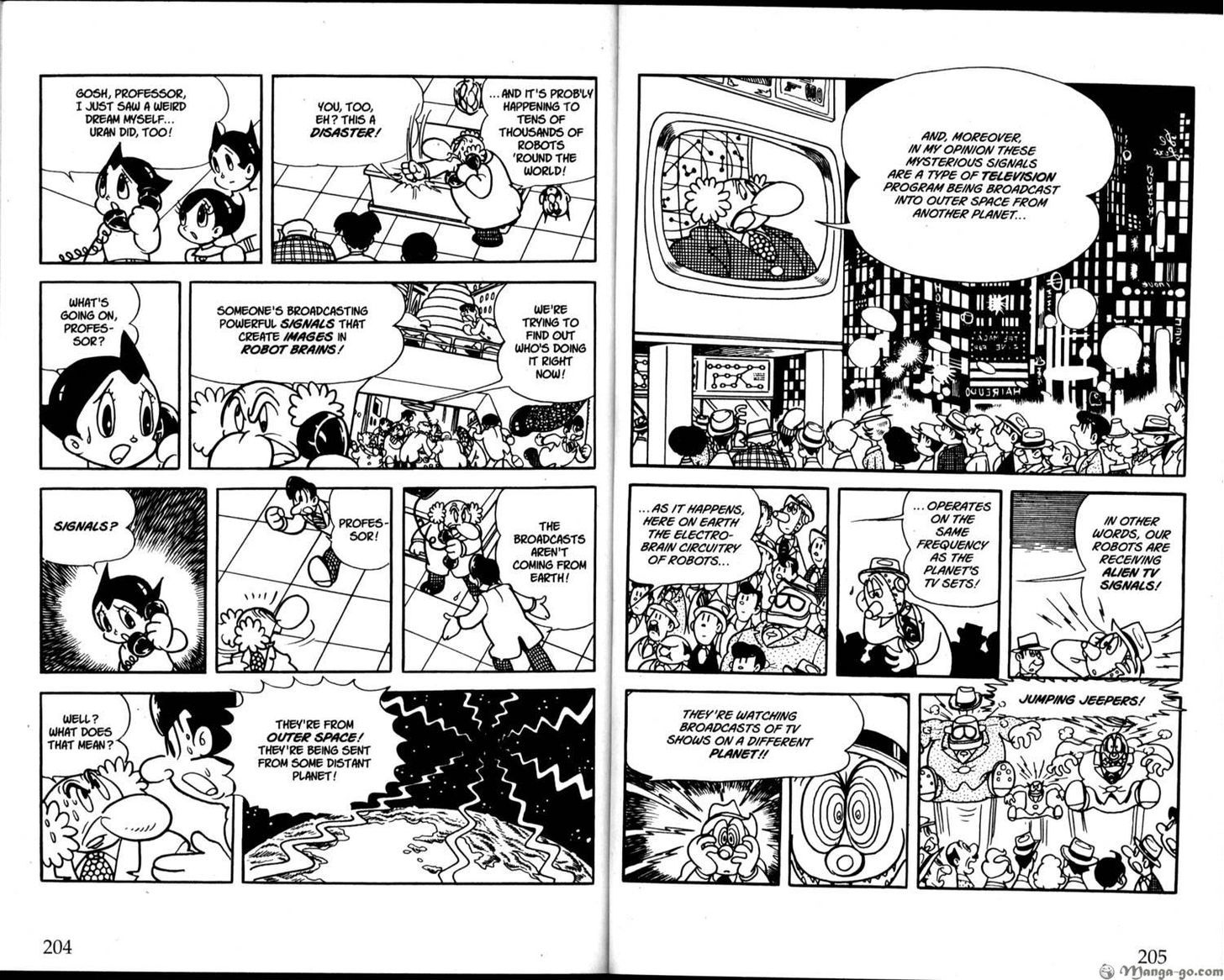 Astro Boy Chapter 33 page 3 - Chapter 33 : Broadcasts From Outerspace