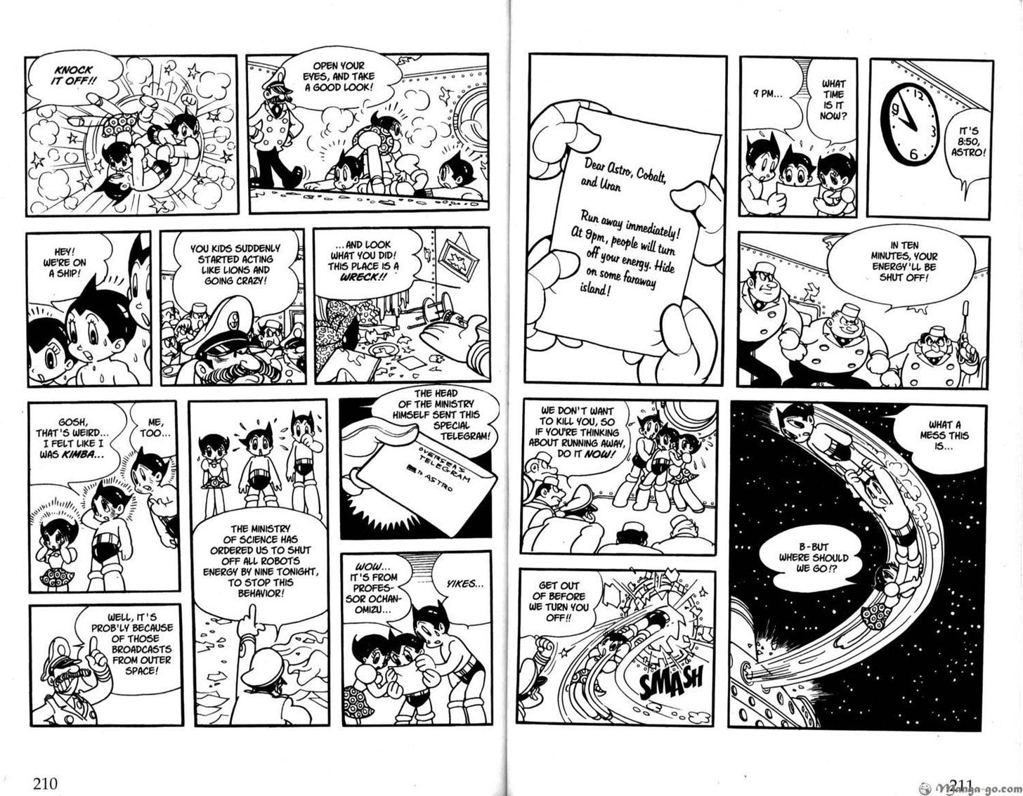 Astro Boy Chapter 33 page 6 - Chapter 33 : Broadcasts From Outerspace