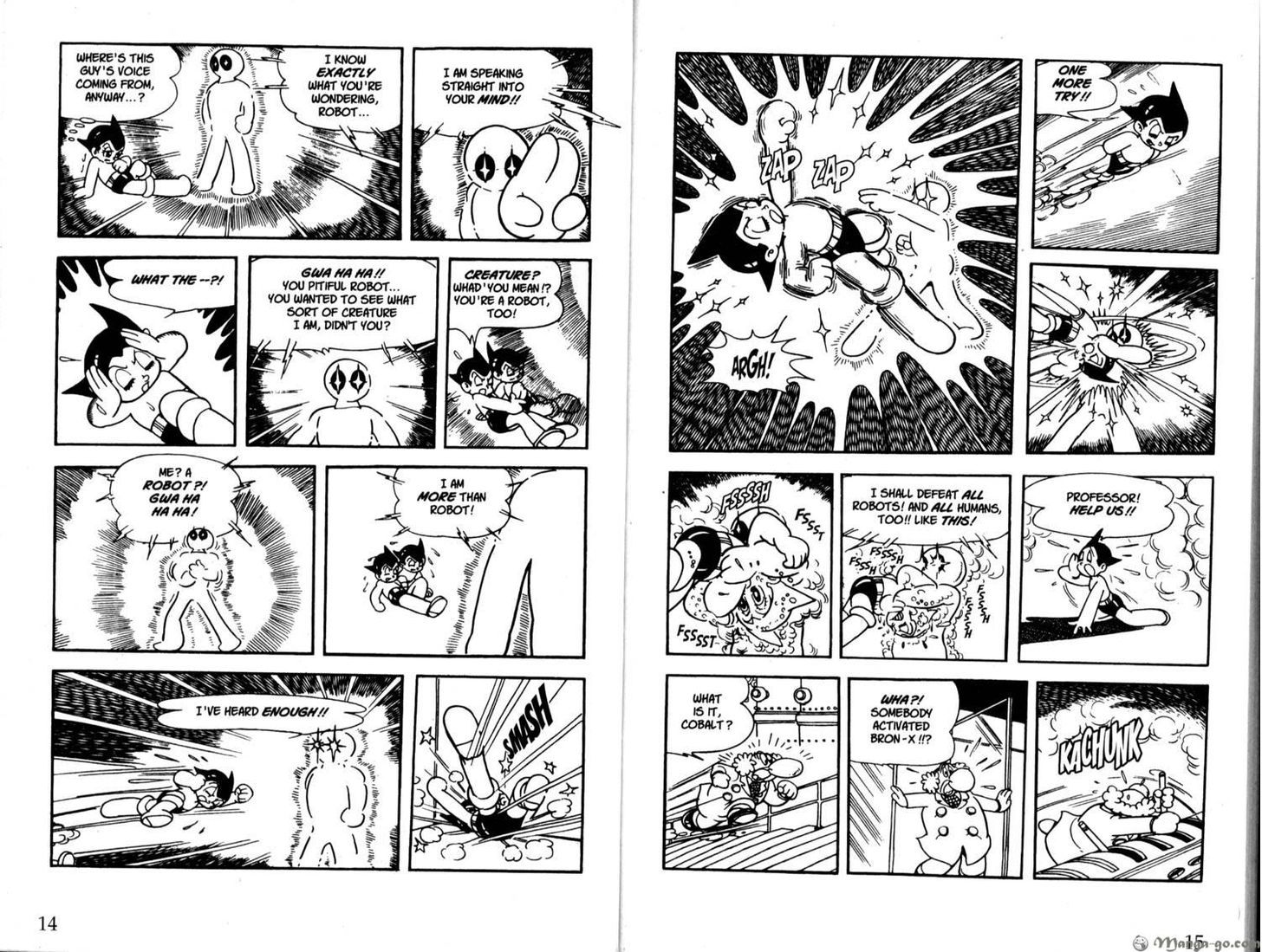 Astro Boy Chapter 37 page 8 - Chapter 37 : The White-Hot Being