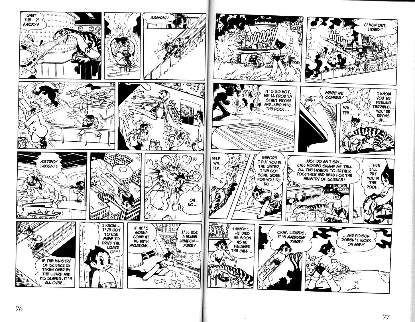 Astro Boy Chapter 47 page 12 - Chapter 47 : The Midoro Swamp