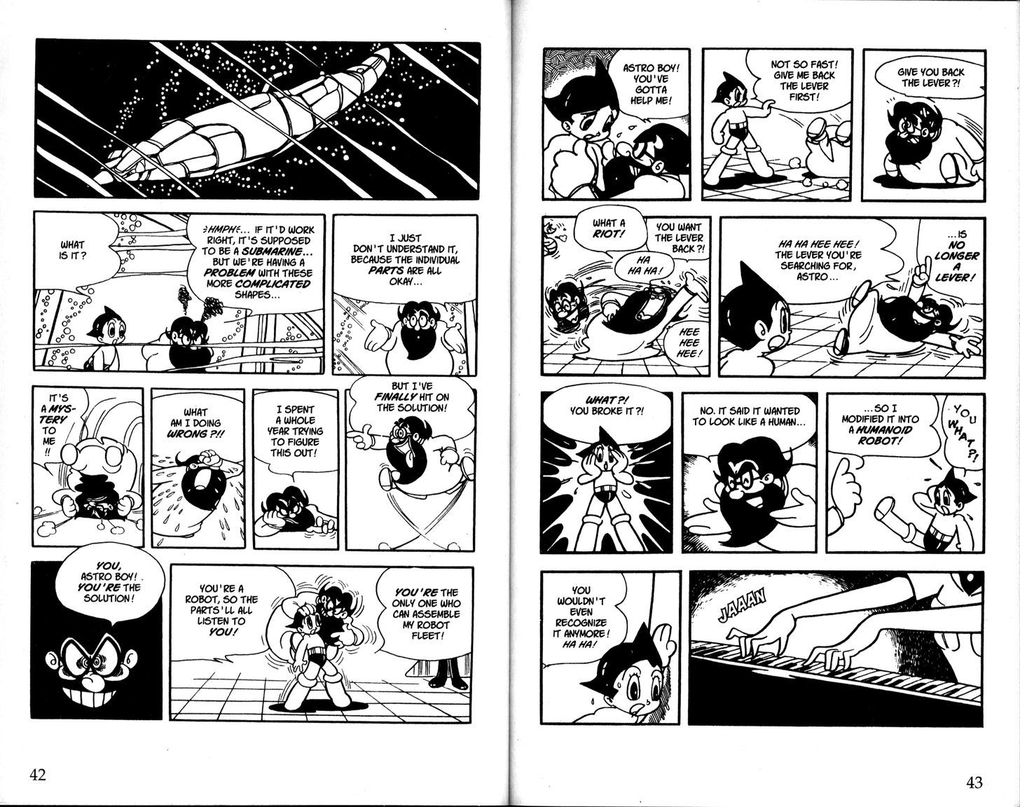 Astro Boy Chapter 55 page 22 - Chapter 55 : The Robot Spaceship
