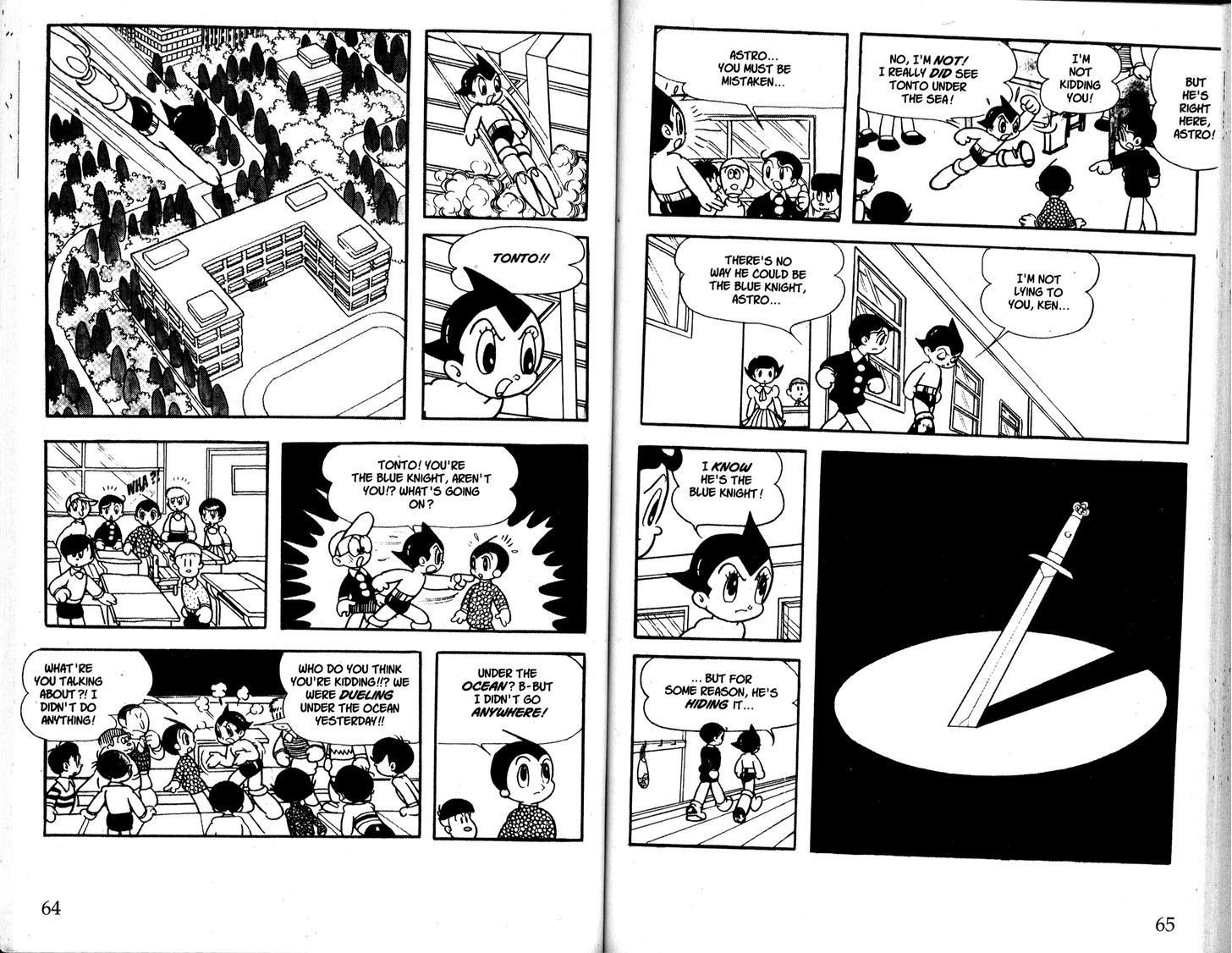 Astro Boy Chapter 60 page 33 - Chapter 60 : Blue Knight
