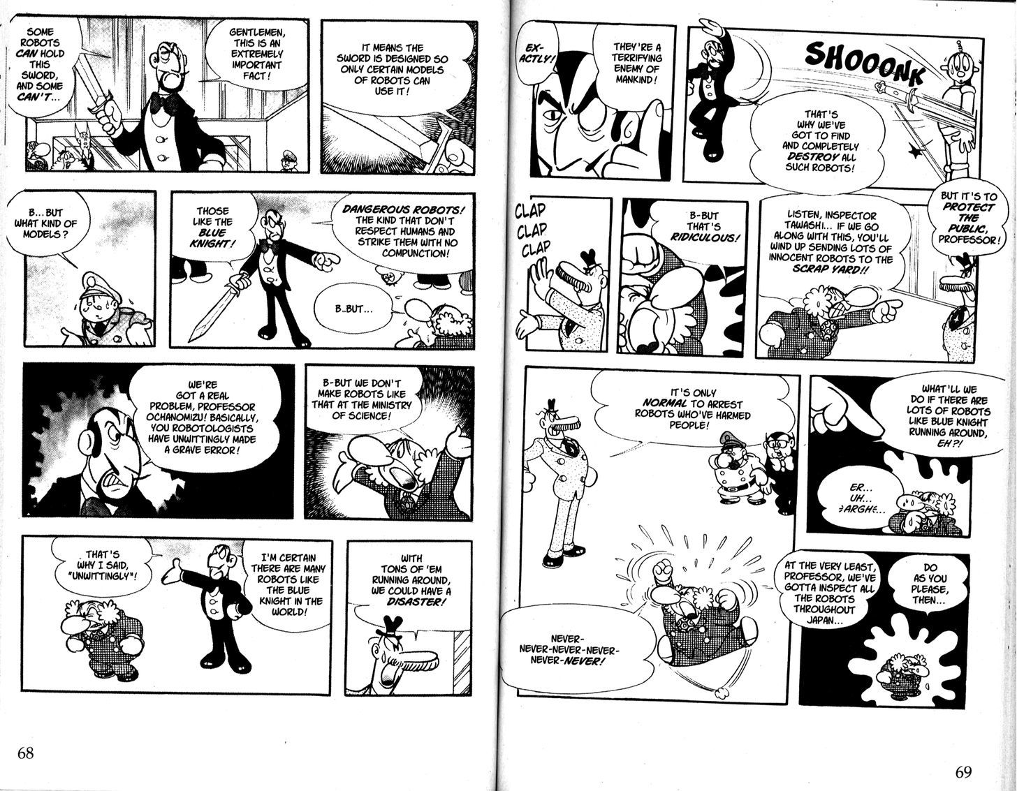 Astro Boy Chapter 60 page 35 - Chapter 60 : Blue Knight