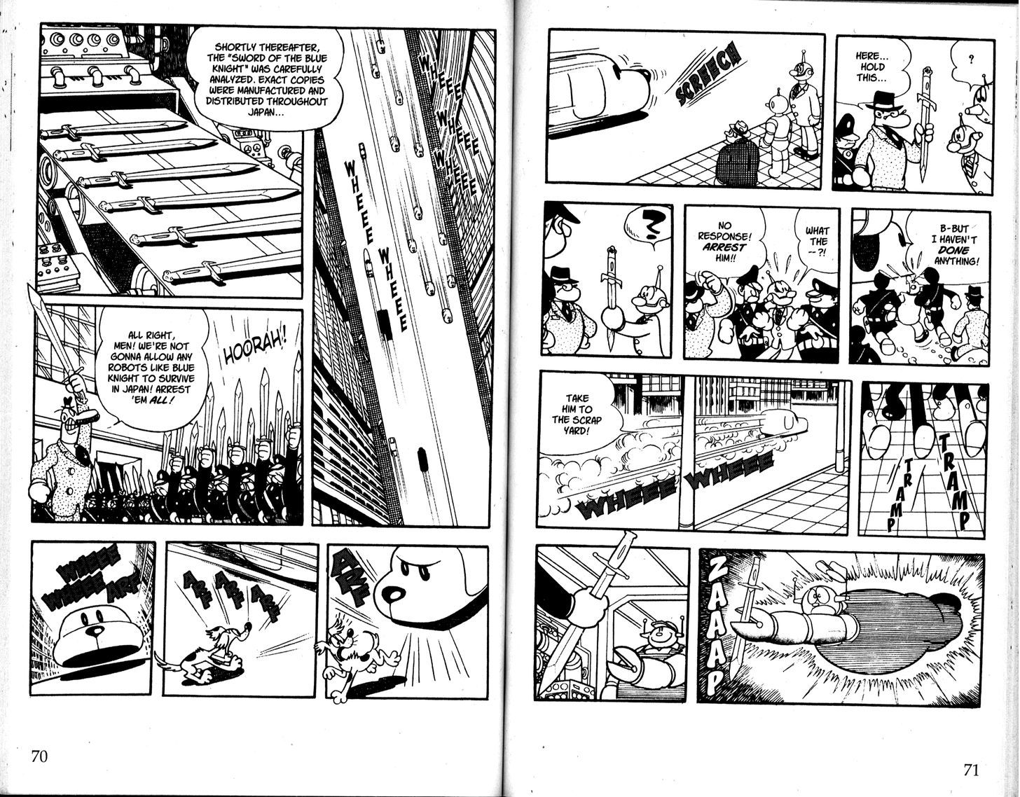 Astro Boy Chapter 60 page 36 - Chapter 60 : Blue Knight