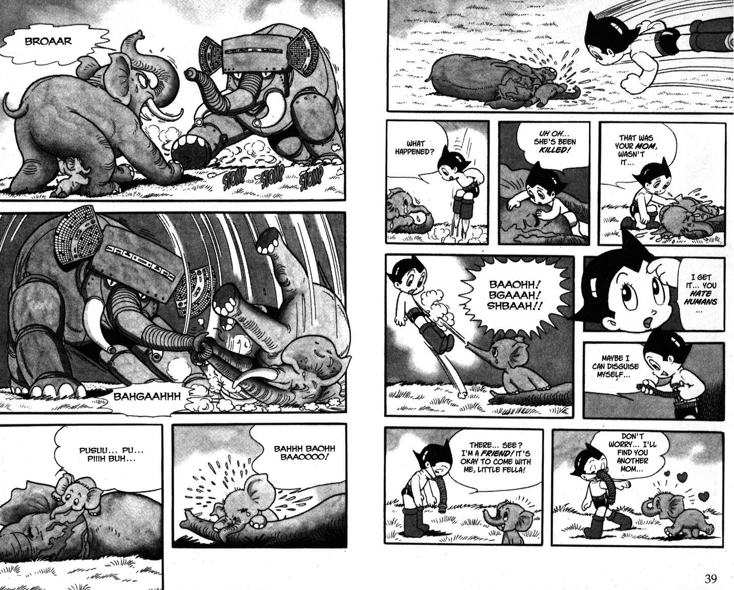 Astro Boy Chapter 86 page 2 - Chapter 86 : Pula, the Baby Elephant