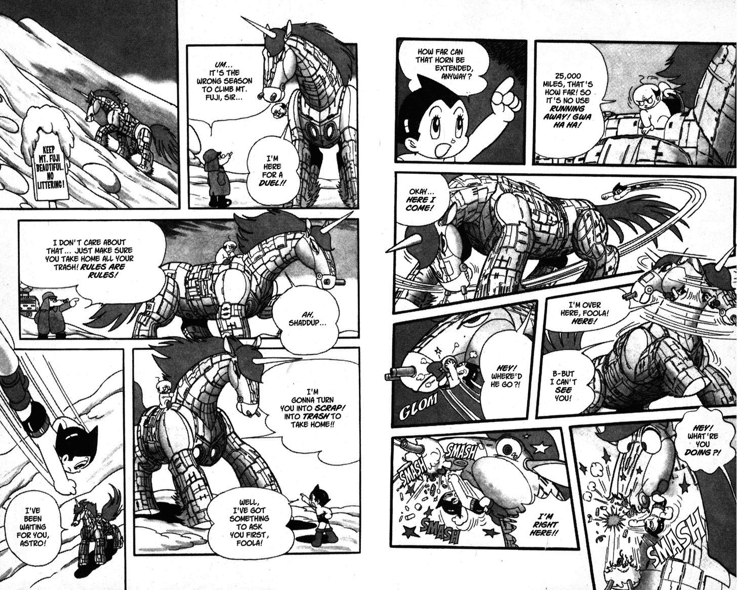 Astro Boy Chapter 97 page 4 - Chapter 97 : Showdown on Mt Fuji