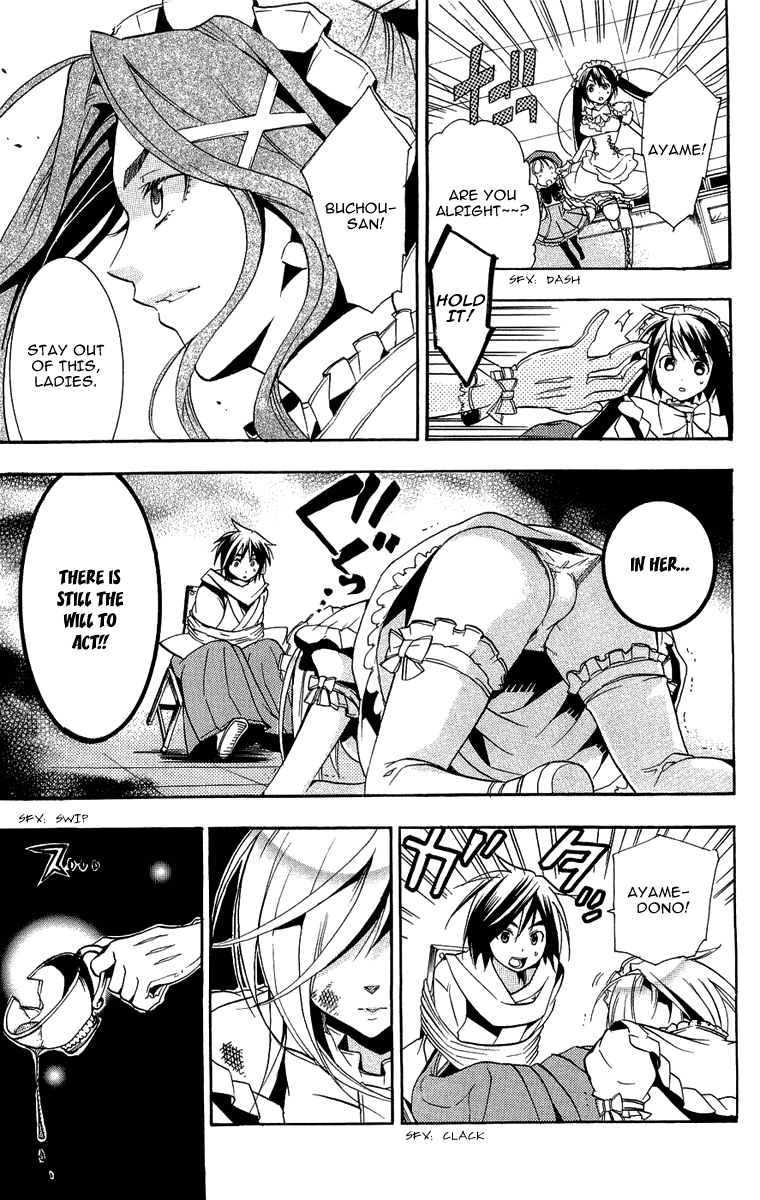 Asu no Yoichi! Chapter 18 page 37 - Chapter 18: Karasuma White Maid Team