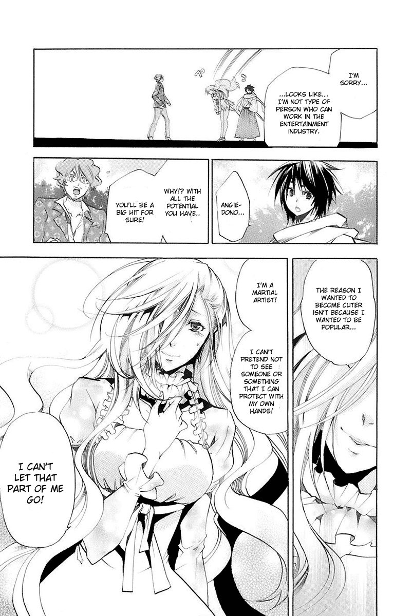 Asu no Yoichi! Chapter 32 page 43 - Chapter 32: Takatsukasa Angela's Transformation!