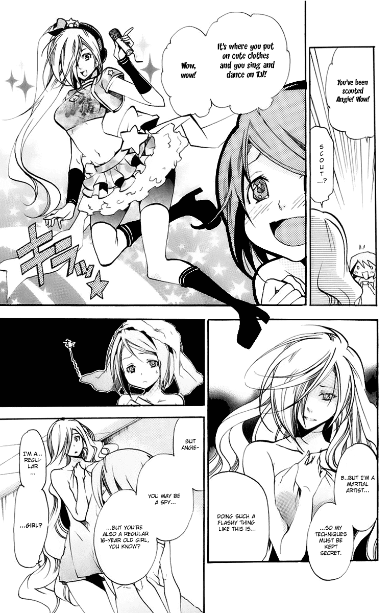 Asu no Yoichi! Chapter 32 page 8 - Chapter 32: Takatsukasa Angela's Transformation!