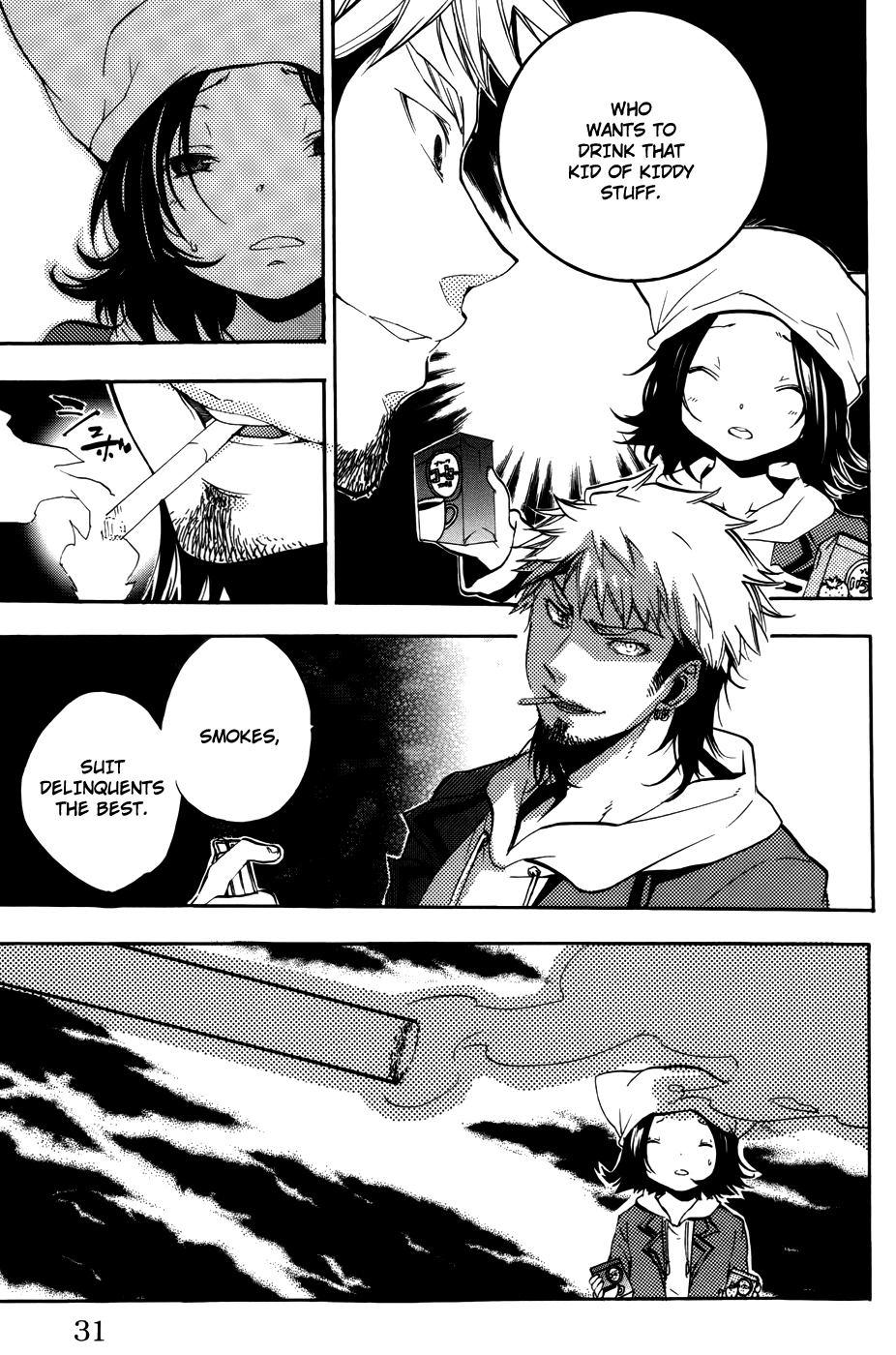 Asu no Yoichi! Chapter 51 page 32 - Chapter 51: Cigarettes and Juice Boxes