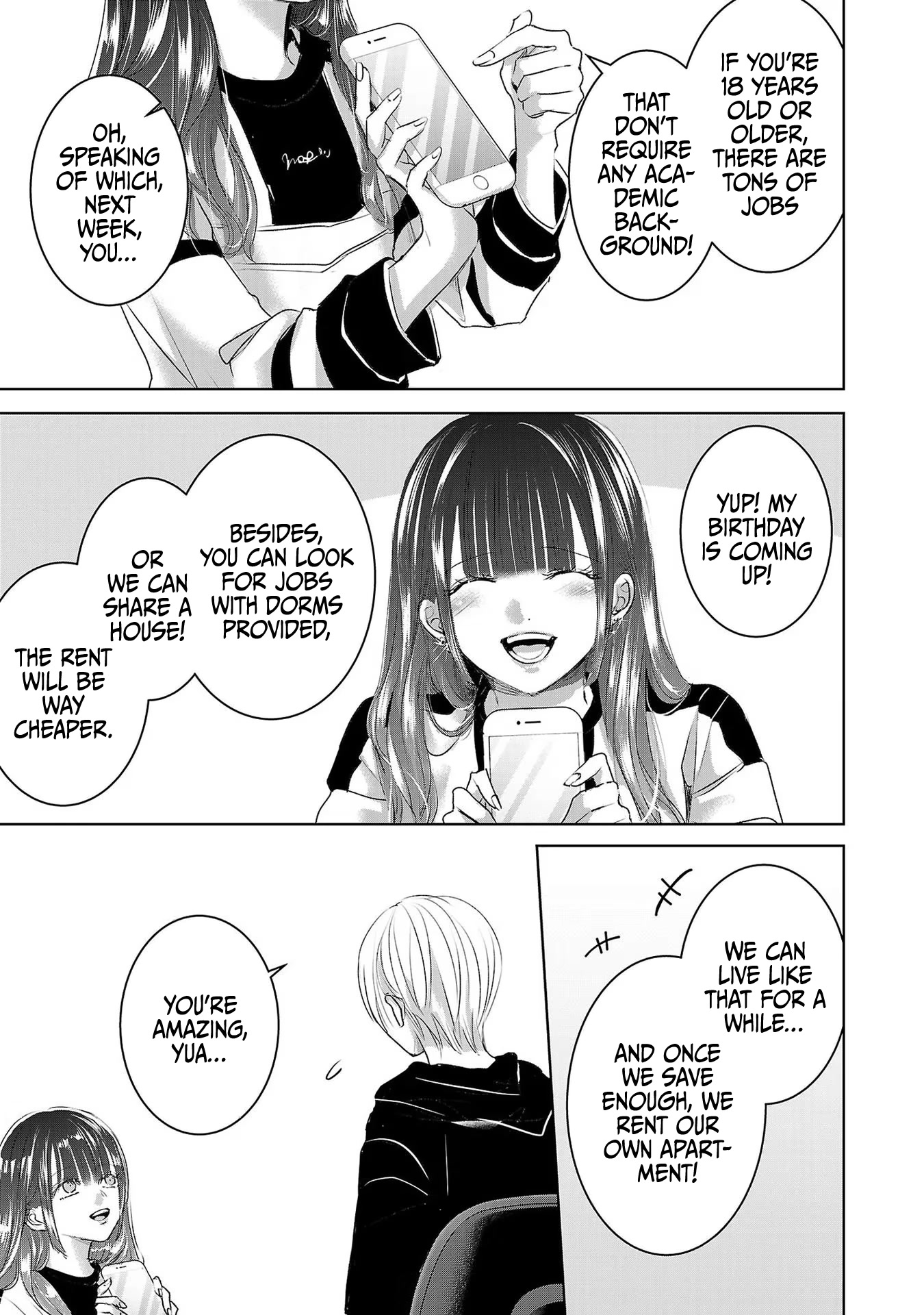 Asu, Watashi wa Dareka no Kanojo Chapter 49 page 22 - Chapter 49