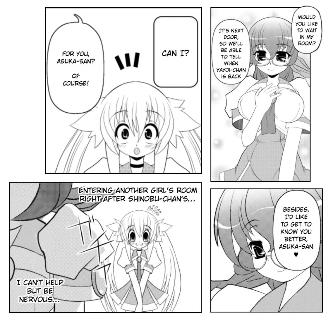 Asuka Hybrid Chapter 19 page 9 - Chapter 19: My First Time Staying Over!?