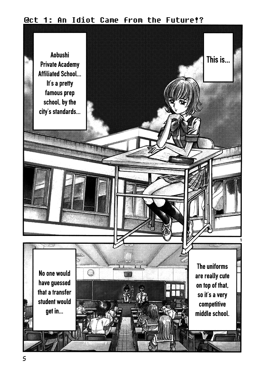 Asuka@Future.Come Chapter 1.2 page 5 - Chapter 1 v2 : An Idiot Came from the Future!?