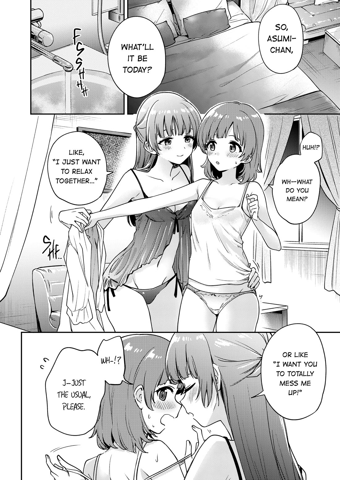 Asumi-chan is interested in Lesbian Brothels! Chapter 17.6 page 2 - Chapter 17.6: ASMR Extra