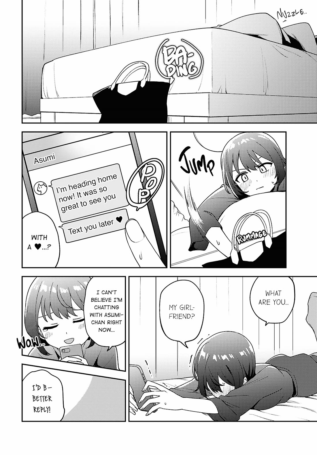 Asumi-chan is interested in Lesbian Brothels! Chapter 28 page 4 - Chapter 28