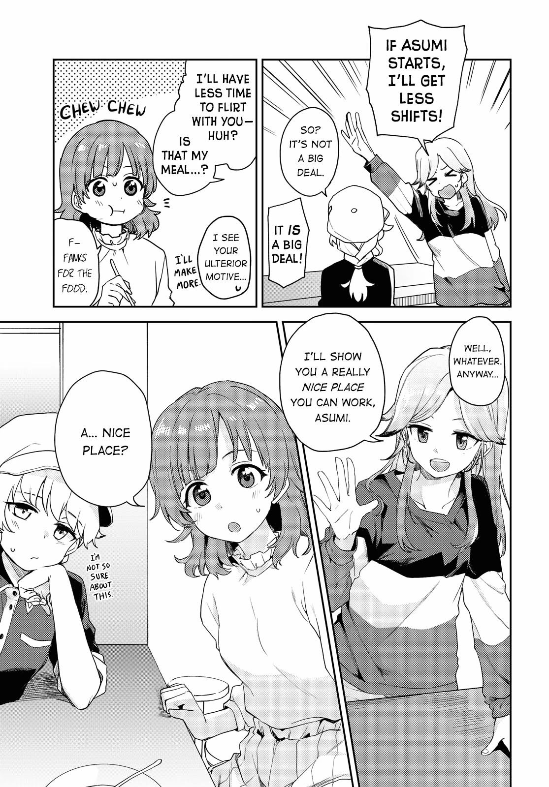 Asumi-chan is interested in Lesbian Brothels! Chapter 3 page 5 - Chapter 3