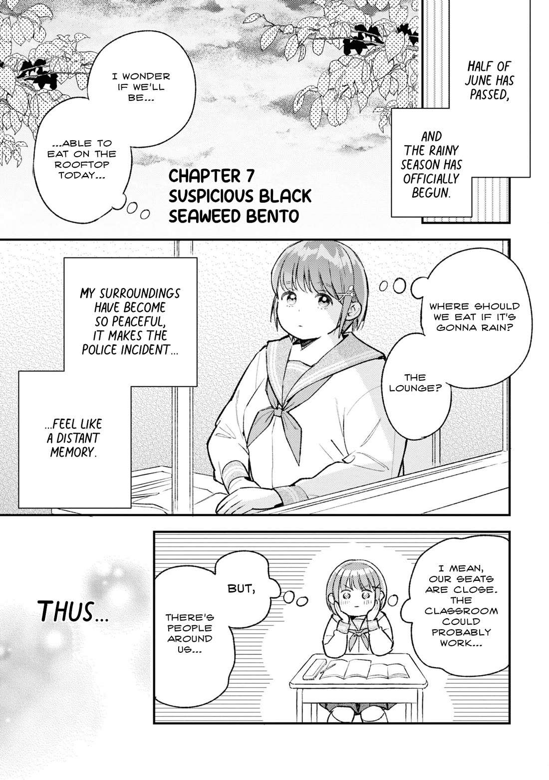 Asura’s Dish of the Day Chapter 7 page 1 - Chapter 7: Suspicious Black Seaweed Bento