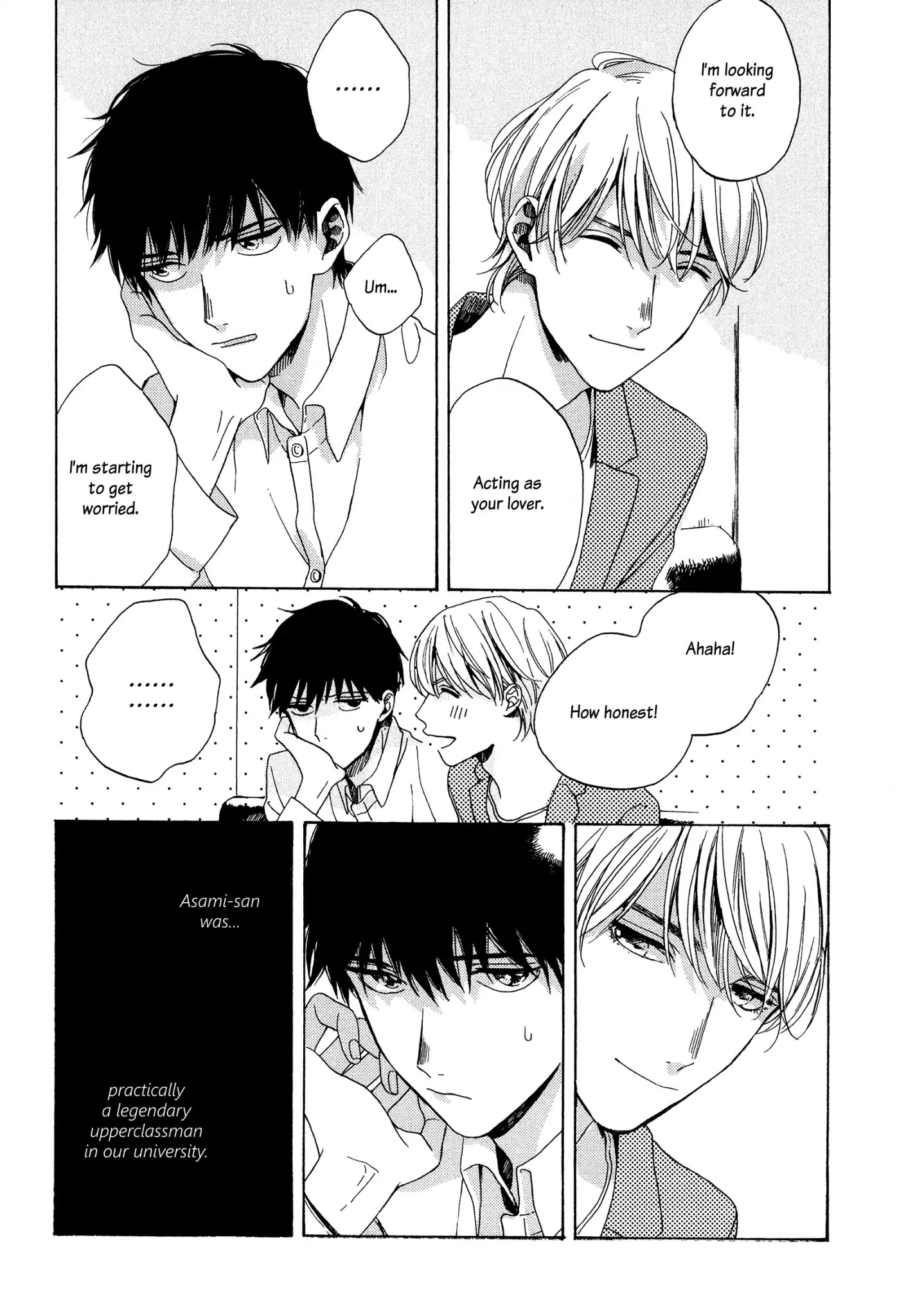 At 25:00, in Akasaka Chapter 1 page 14 - Chapter 1: Scene.1