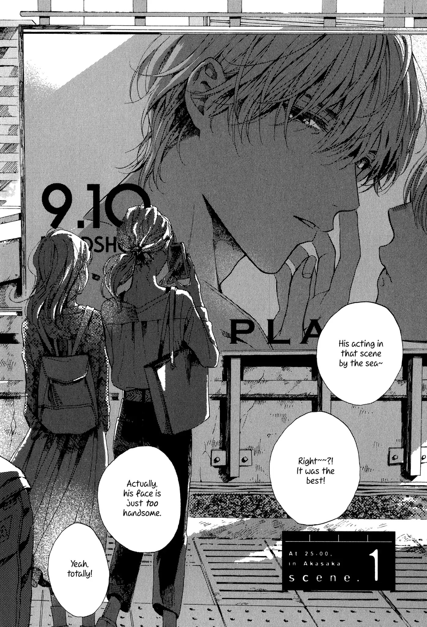 At 25:00, in Akasaka Chapter 1 page 3 - Chapter 1: Scene.1