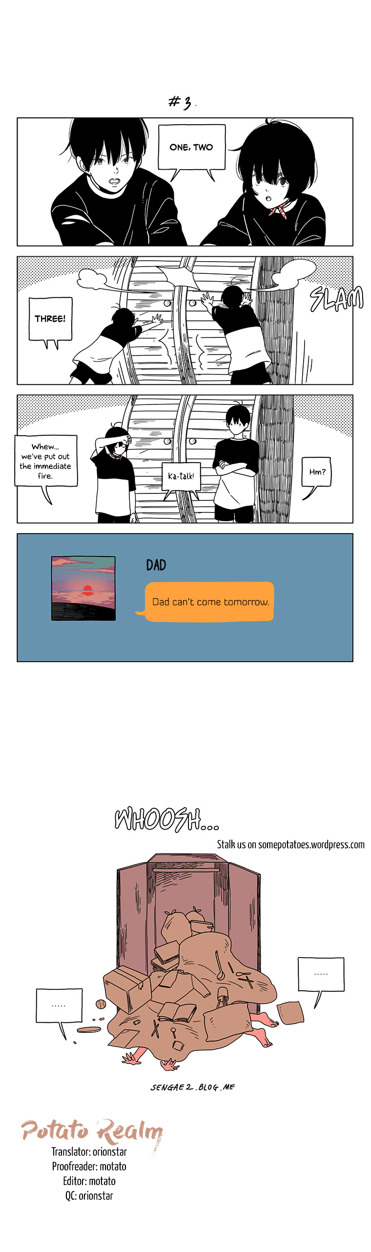 At Each Other's Throats Chapter 105 page 3 - Chapter 105 : Daddy's Coming