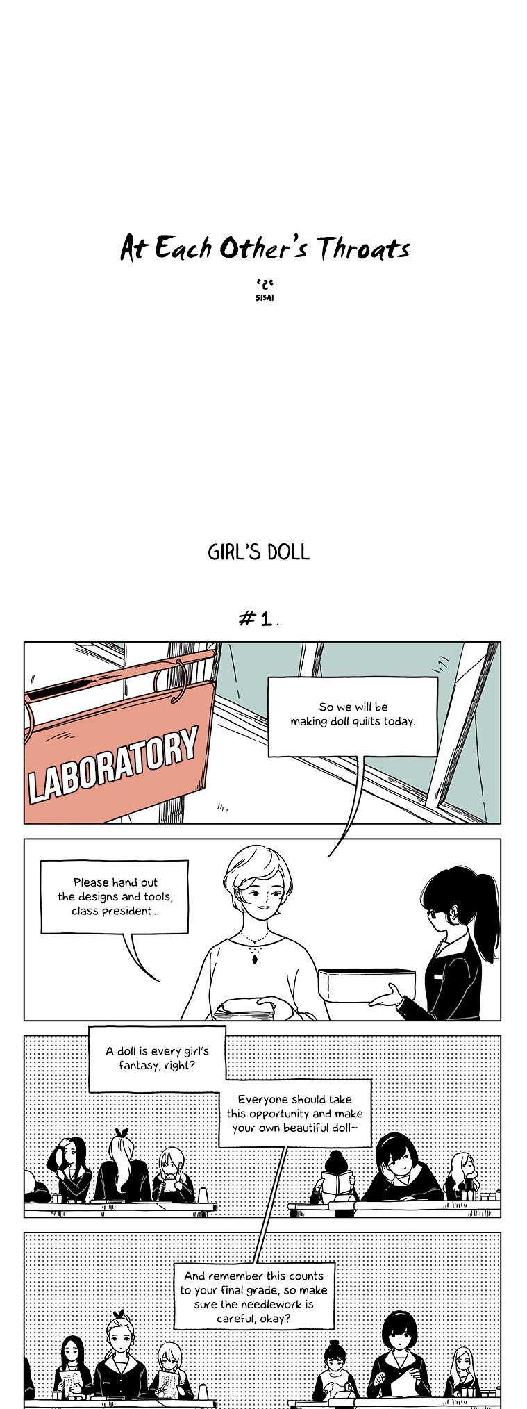 At Each Other's Throats Chapter 11 page 1 - Chapter 11 : Girl's Doll