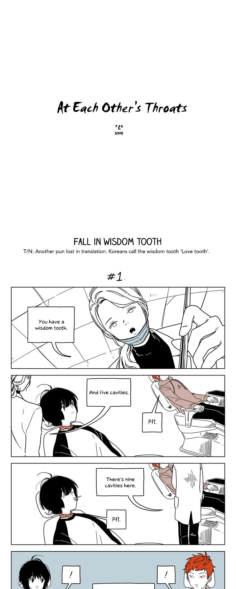 At Each Other's Throats Chapter 113 page 1 - Chapter 113 : Fall in Wisdom Tooth