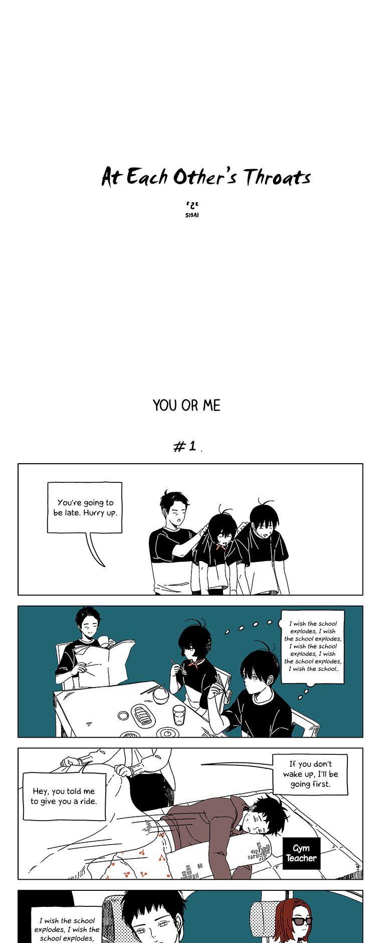 At Each Other's Throats Chapter 115 page 1 - Chapter 115 : You or Me