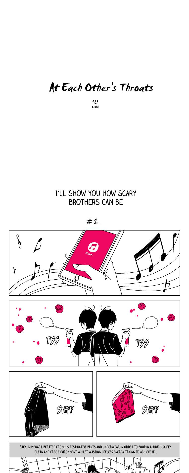 At Each Other's Throats Chapter 116 page 1 - Chapter 116 : I'll Show You How Scary Brother Can Be