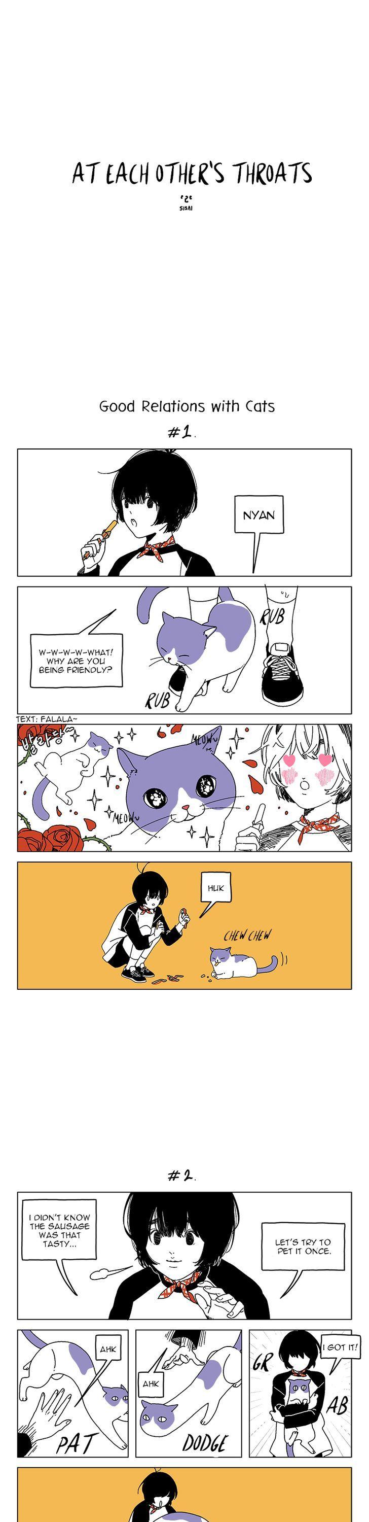 At Each Other's Throats Chapter 142 page 1 - Chapter 142 : Good Relations with Cats