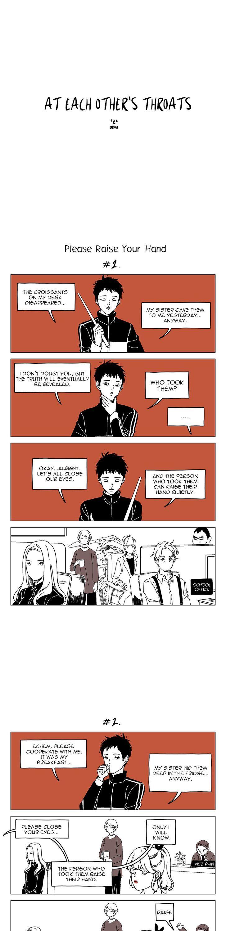 At Each Other's Throats Chapter 143 page 1 - Chapter 143 : Please Raise Your Hand