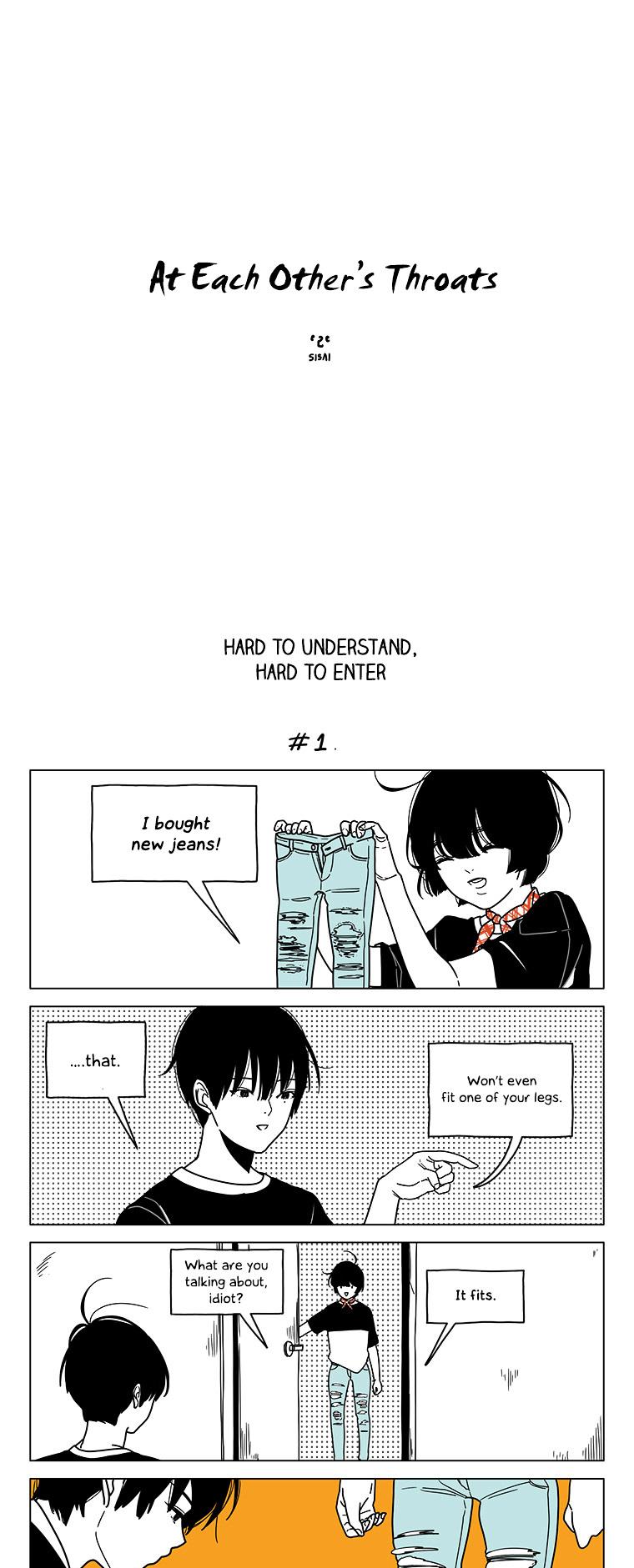 At Each Other's Throats Chapter 15 page 1 - Chapter 15 : Hard to Understand, Hard to Enter