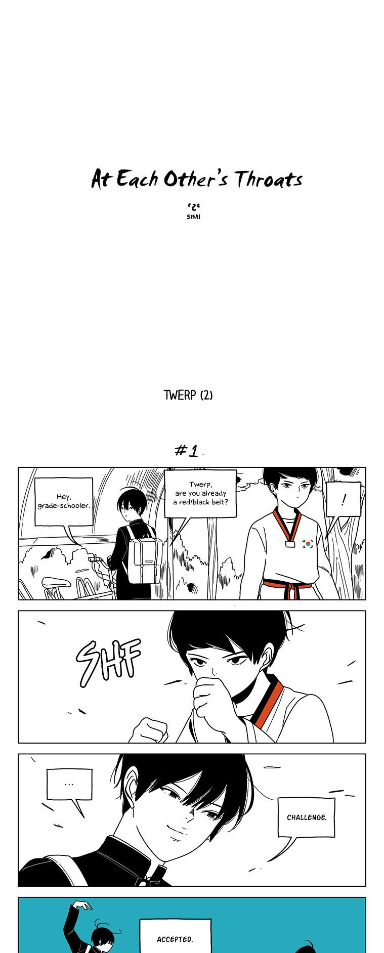 At Each Other's Throats Chapter 16 page 1 - Chapter 16 : Twerp (2)