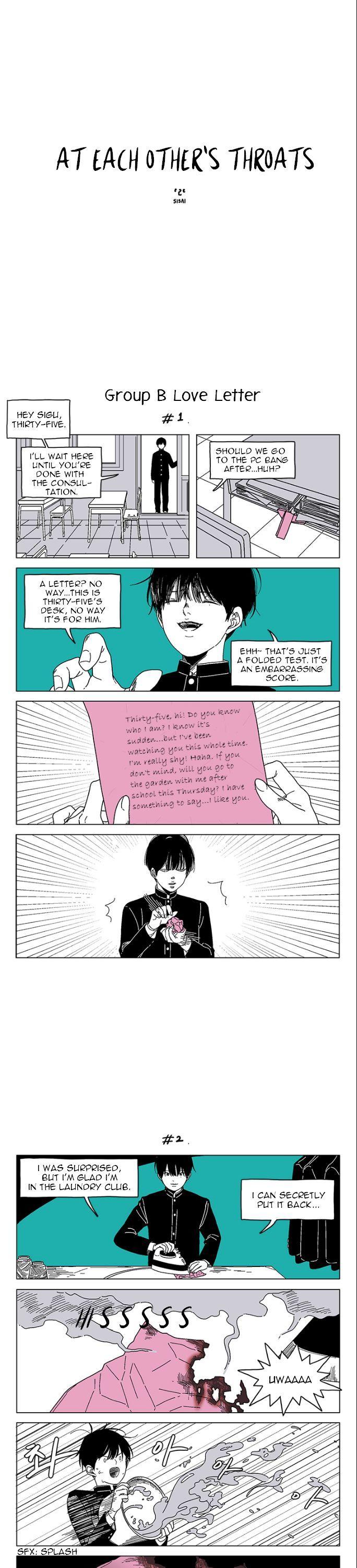 At Each Other's Throats Chapter 163 page 1 - Chapter 163 : Group B Love Letter