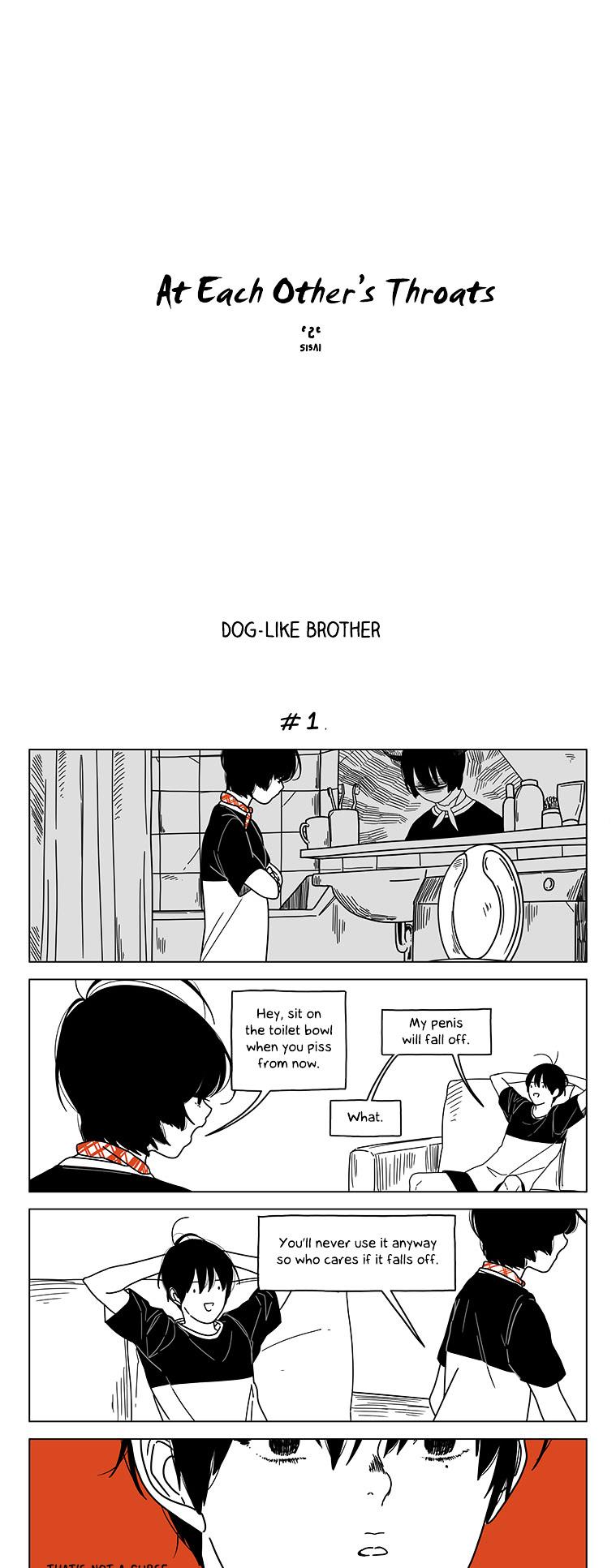 At Each Other's Throats Chapter 17 page 1 - Chapter 17 : Dog-like Brother
