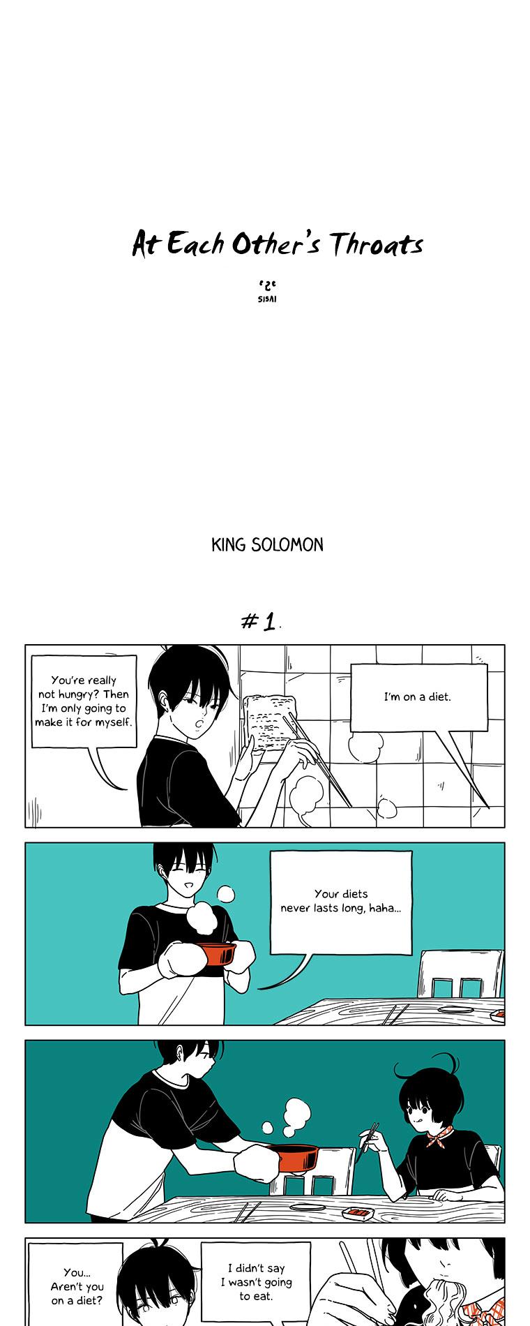 At Each Other's Throats Chapter 19 page 1 - Chapter 19 : King Solomon